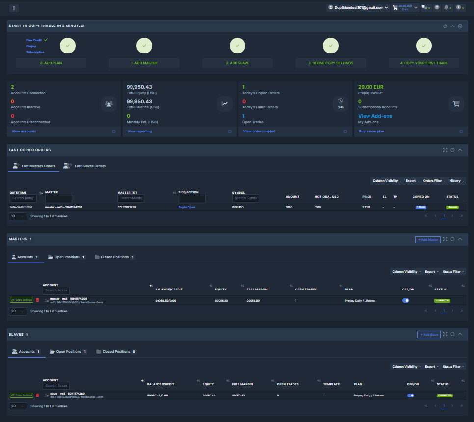 Dashboard Screenshot 1